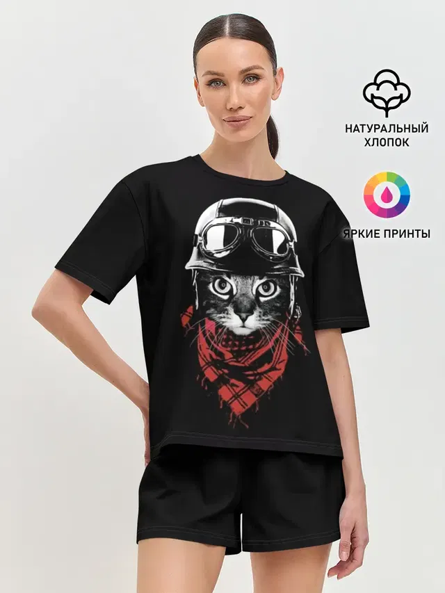 Женская пижама с шортами