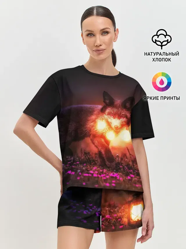 Женская пижама с шортами