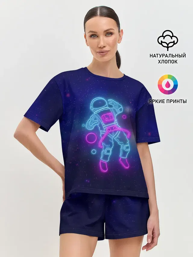 Женская пижама с шортами