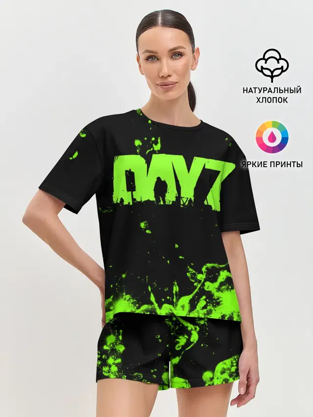 Женская пижама с шортами с принтом «DayZ»