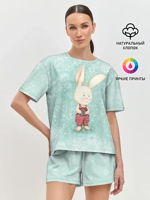 Женская пижама с шортами