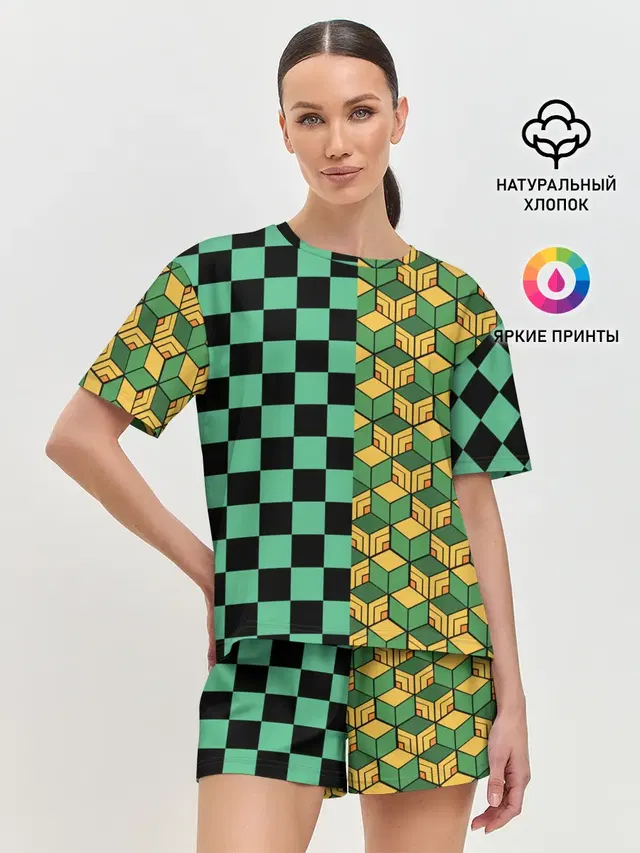 Женская пижама с шортами
