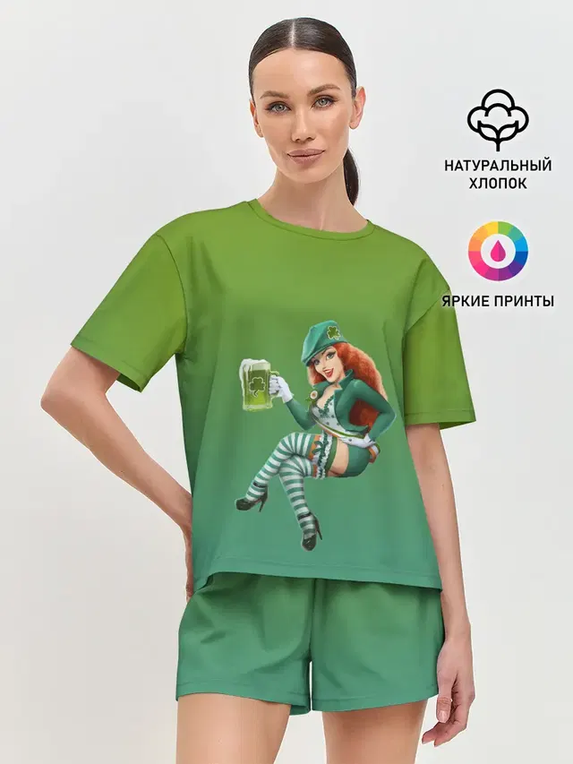 девушка вечеринка на Патрика