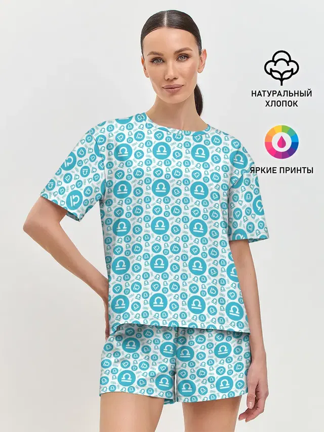 Женская пижама с шортами