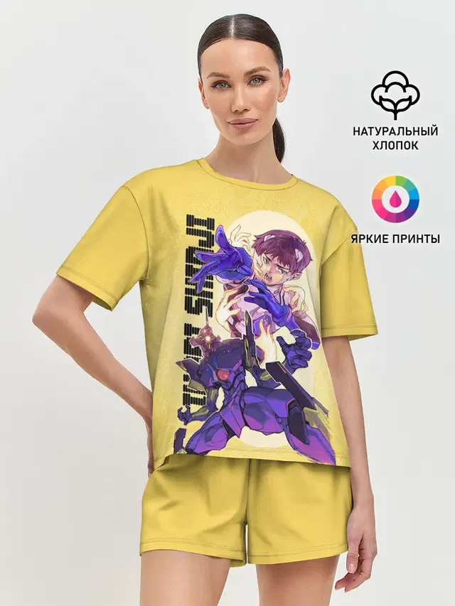 Женская пижама с шортами