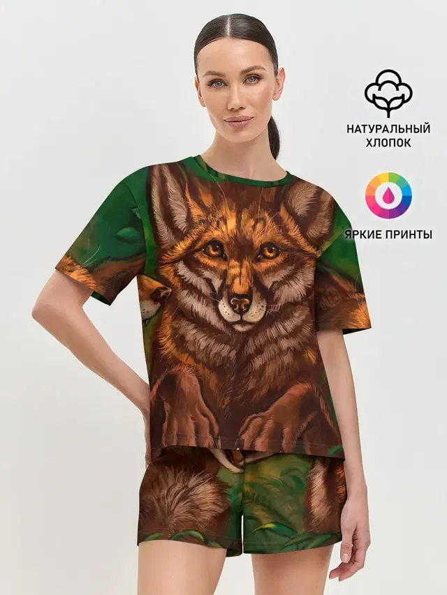 Женская пижама с шортами