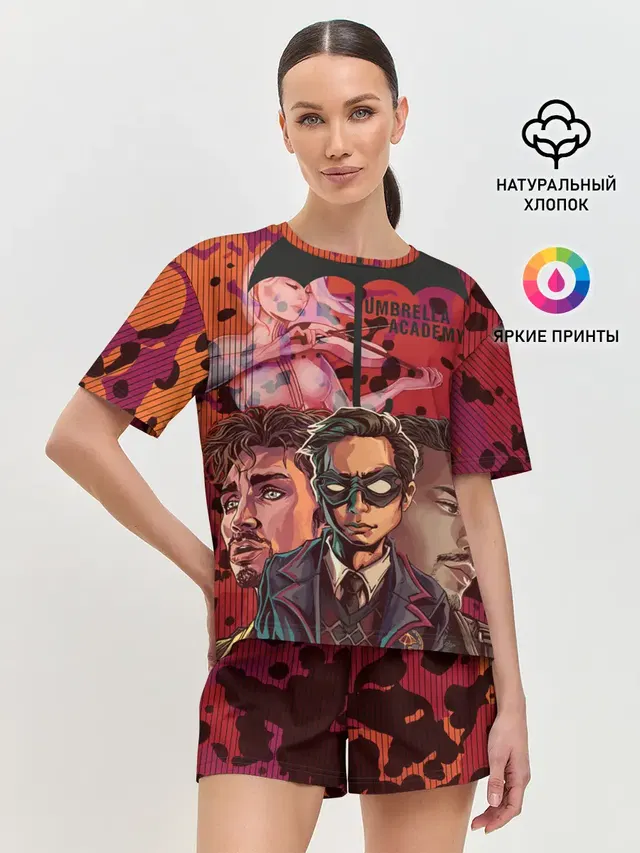 Женская пижама с шортами