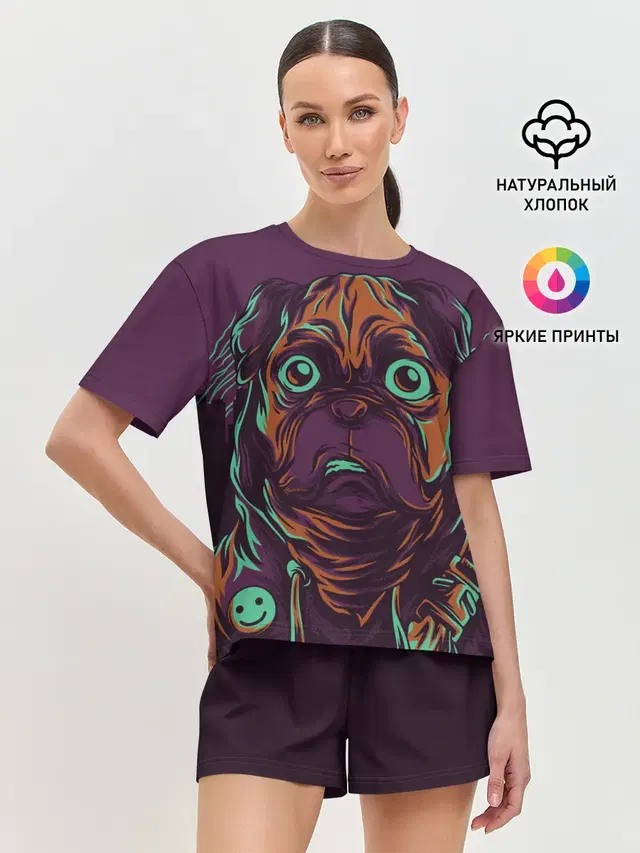 Женская пижама с шортами