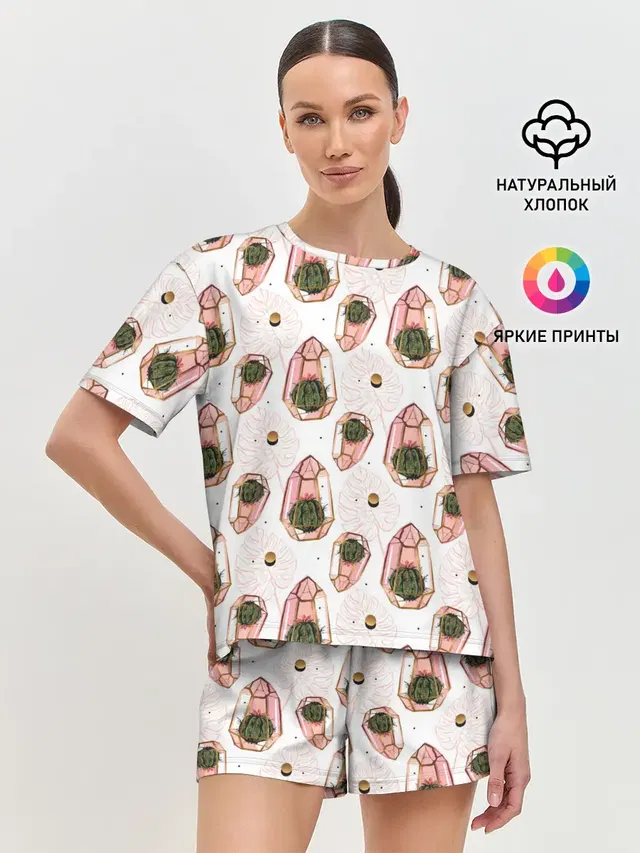 Женская пижама с шортами
