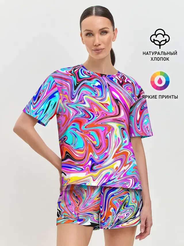 Женская пижама с шортами