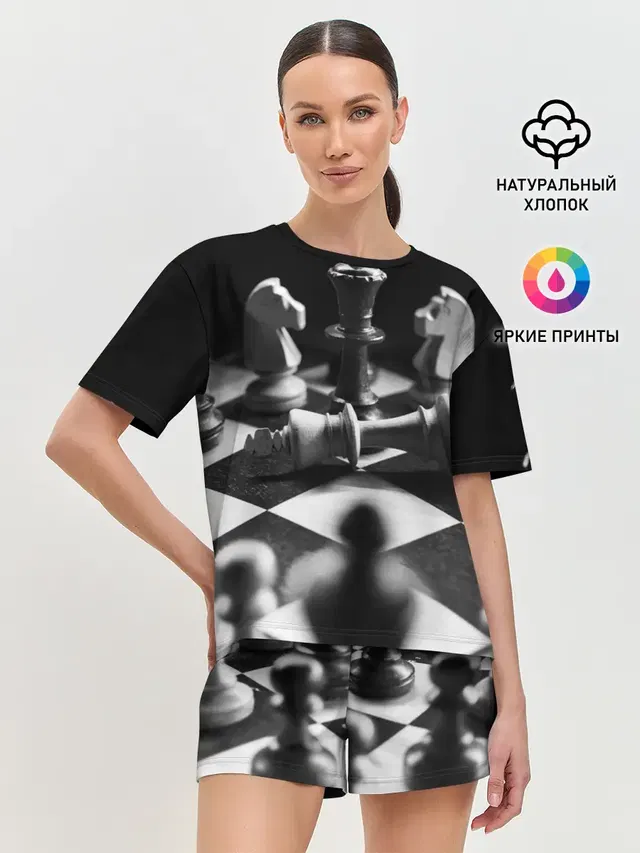 Женская пижама с шортами