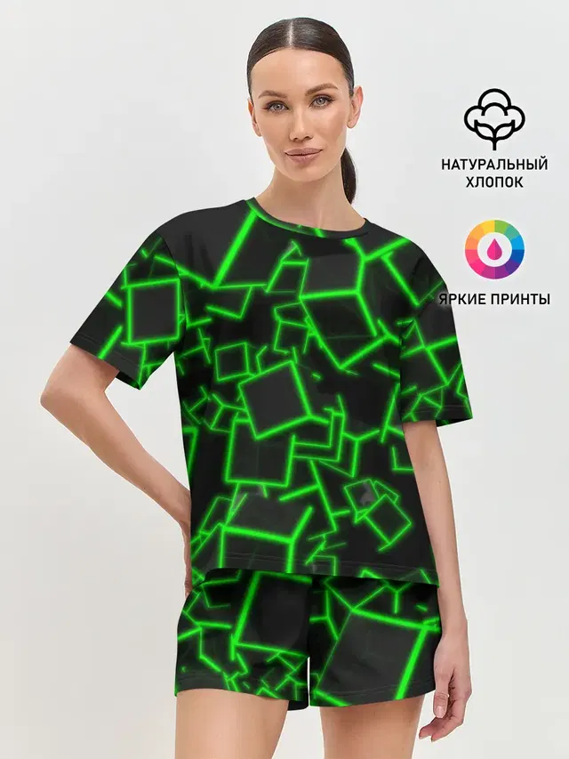 Женская пижама с шортами