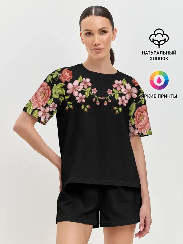 Женская пижама с шортами