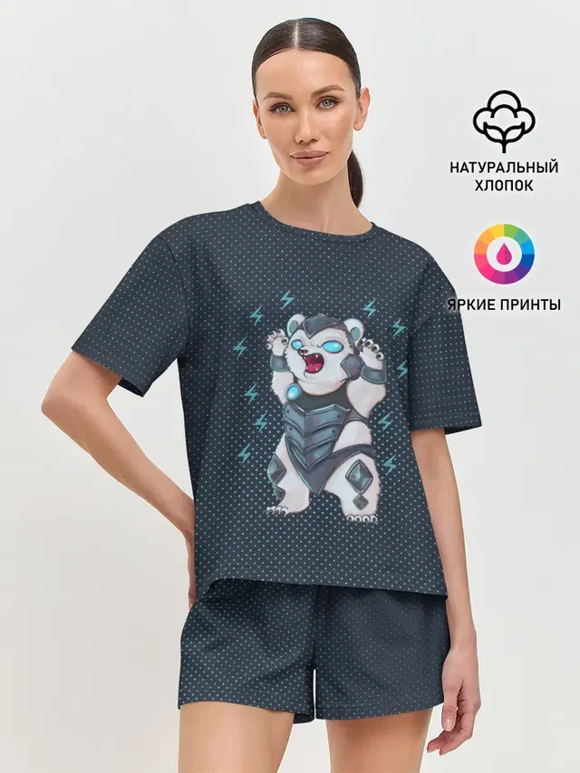 Женская пижама с шортами