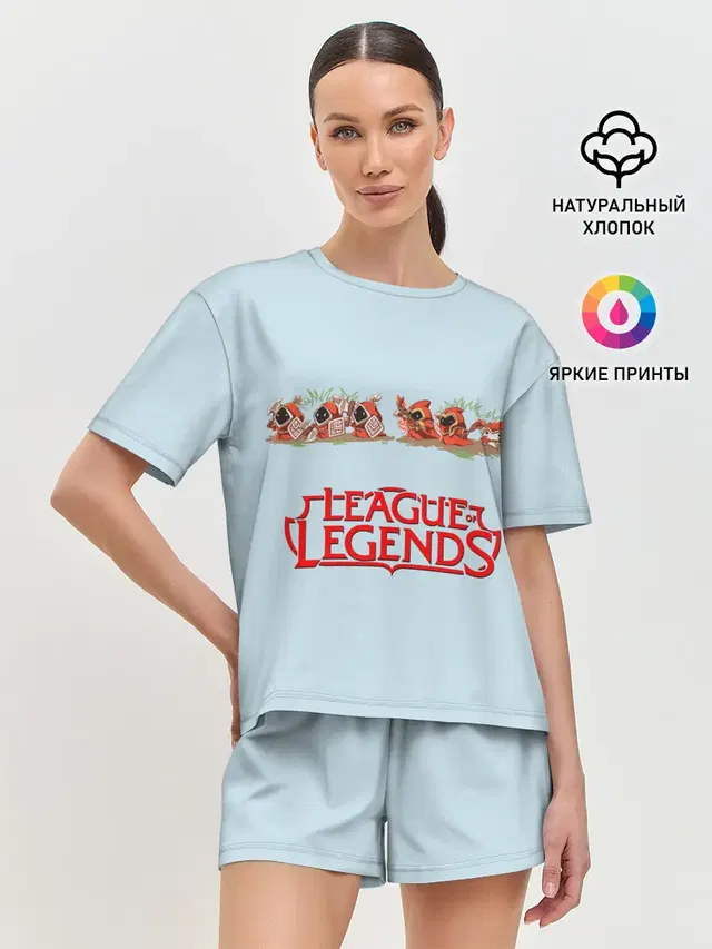 Женская пижама с шортами