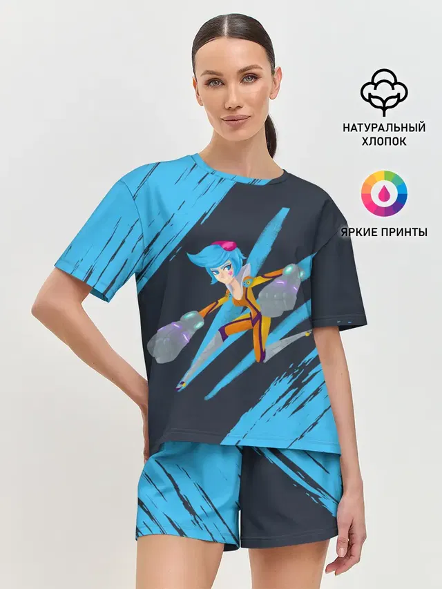 Женская пижама с шортами