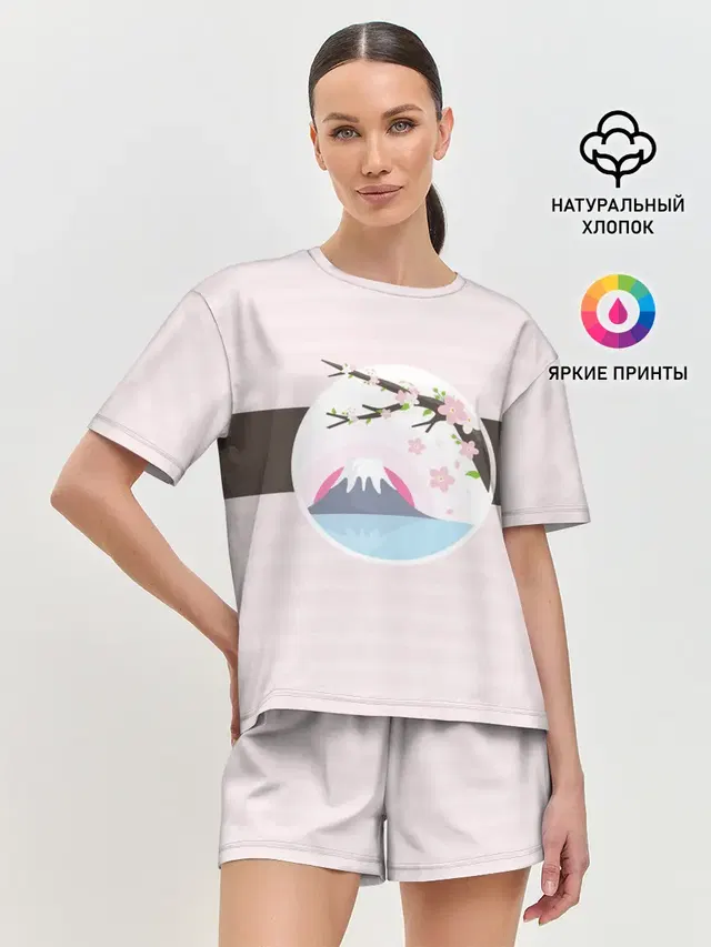 Женская пижама с шортами