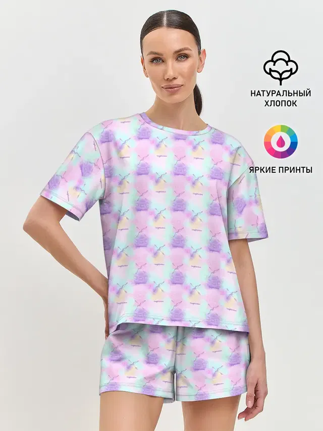 Женская пижама с шортами