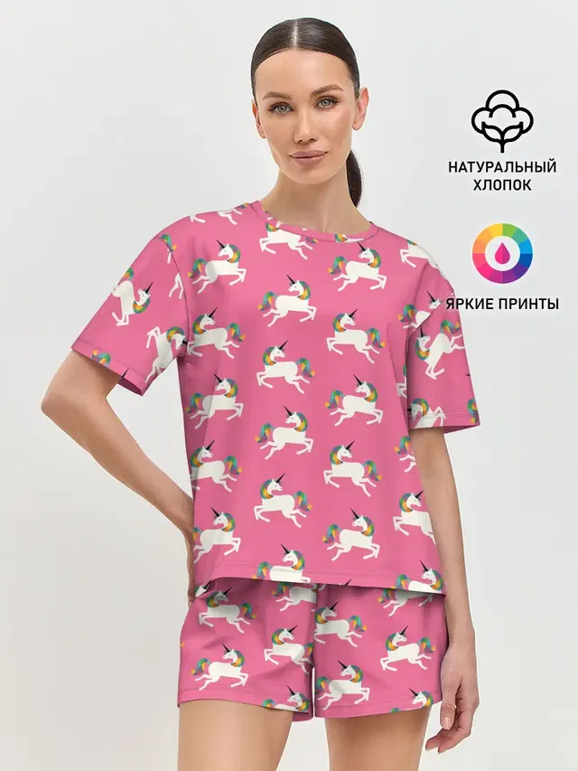 Женская пижама с шортами