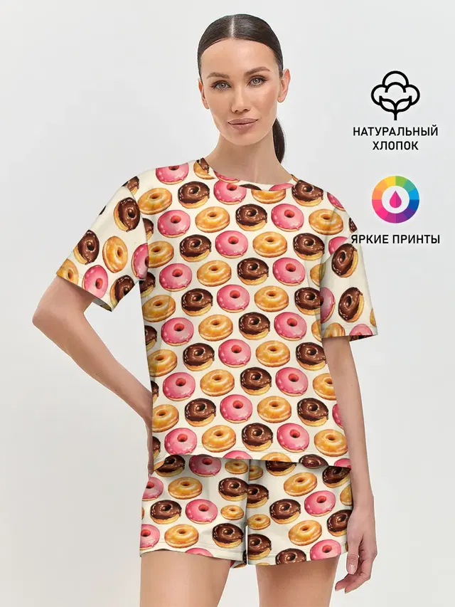 Женская пижама с шортами