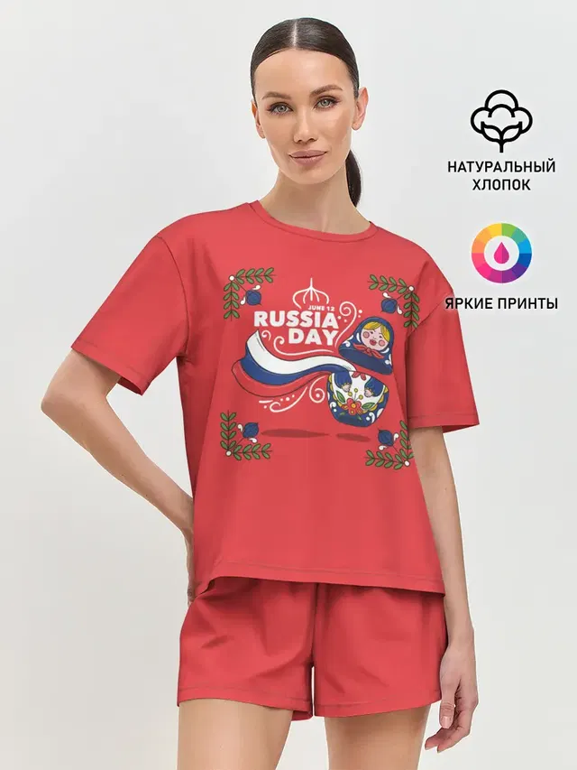 Женская пижама с шортами