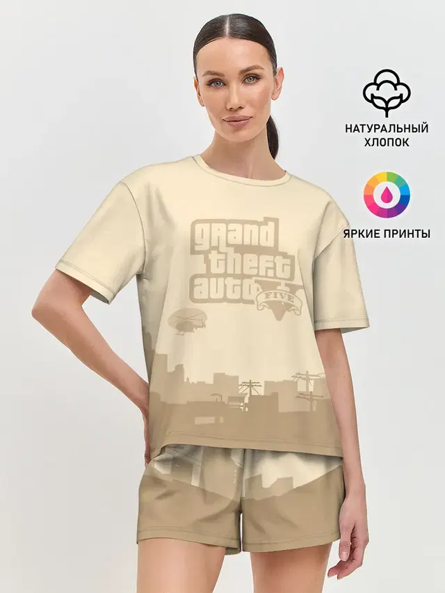 Женская пижама с шортами