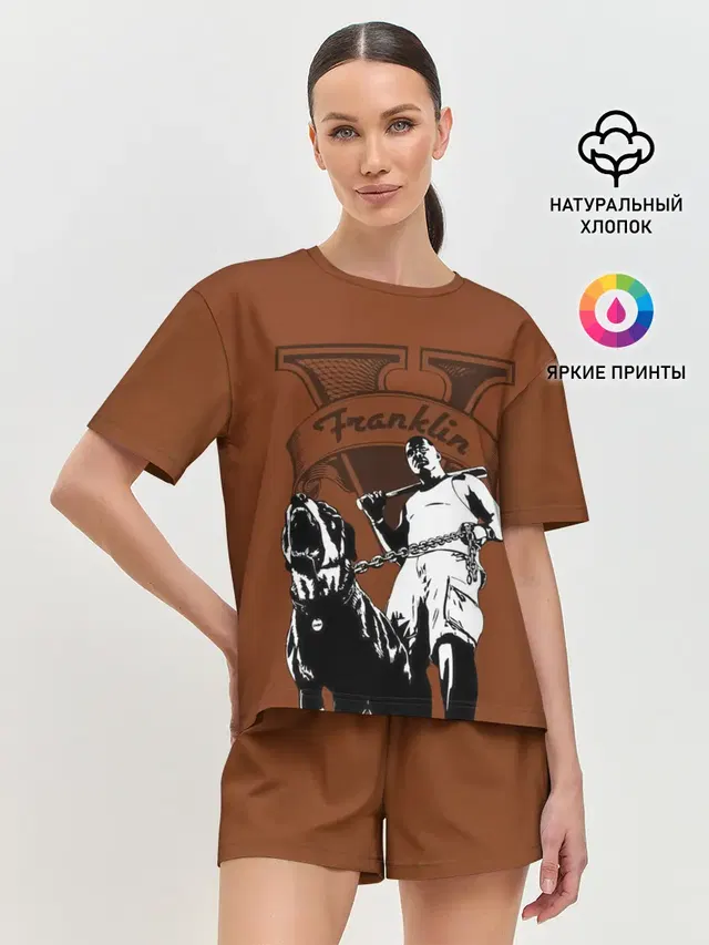 Женская пижама с шортами