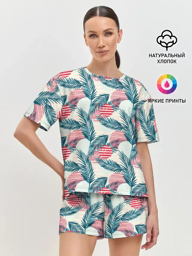 Женская пижама с шортами
