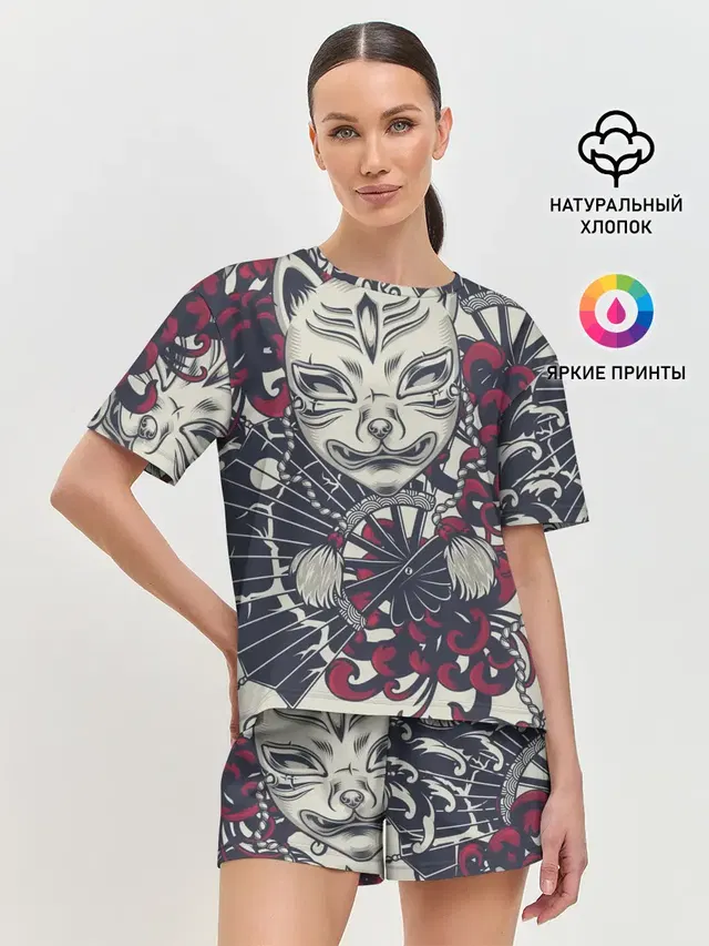 Женская пижама с шортами