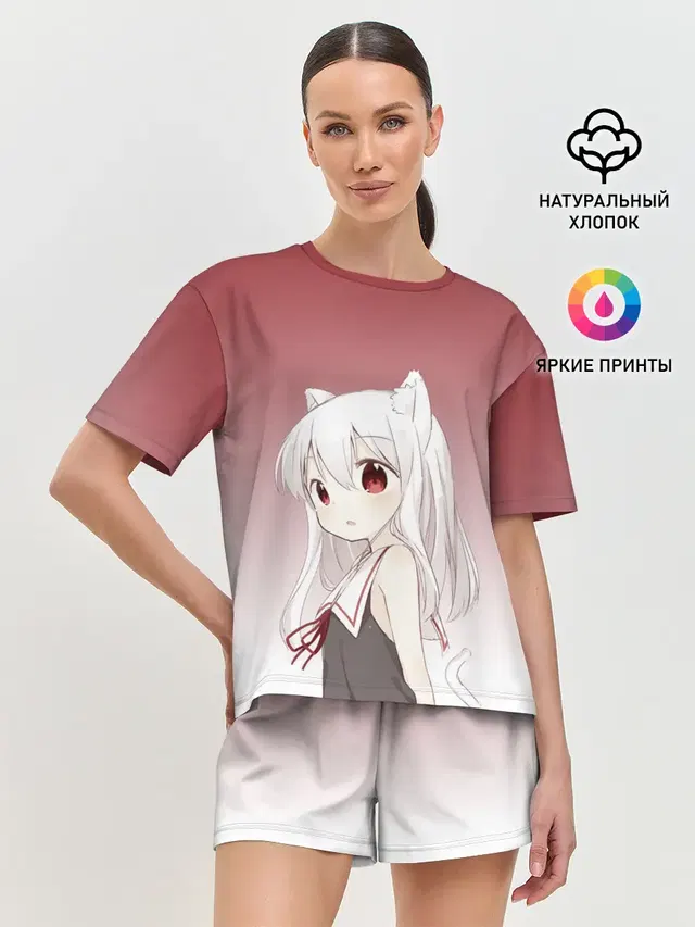 Женская пижама с шортами