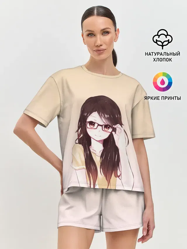Женская пижама с шортами