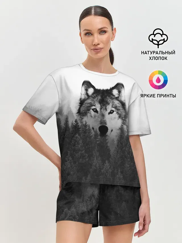 Женская пижама с шортами