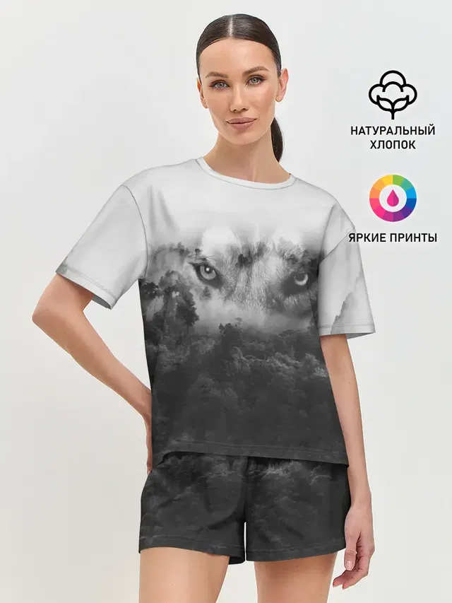 Женская пижама с шортами