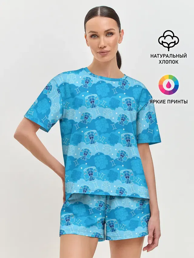 Женская пижама с шортами