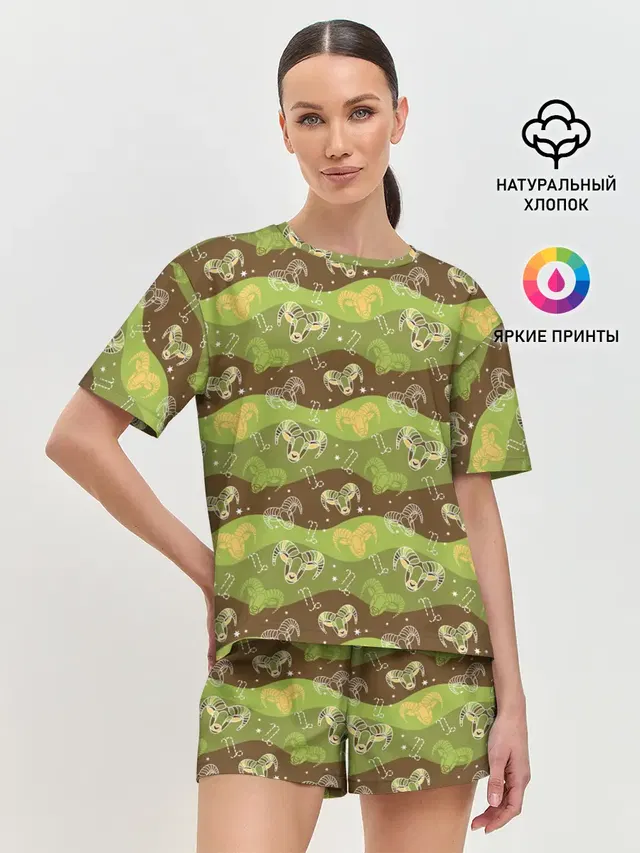 Женская пижама с шортами