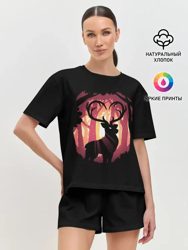 Женская пижама с шортами