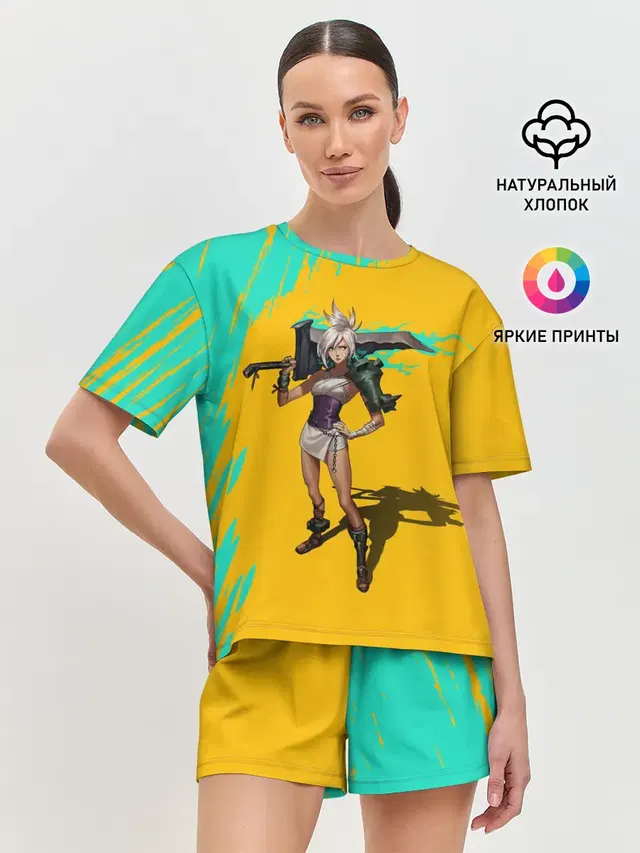 Женская пижама с шортами