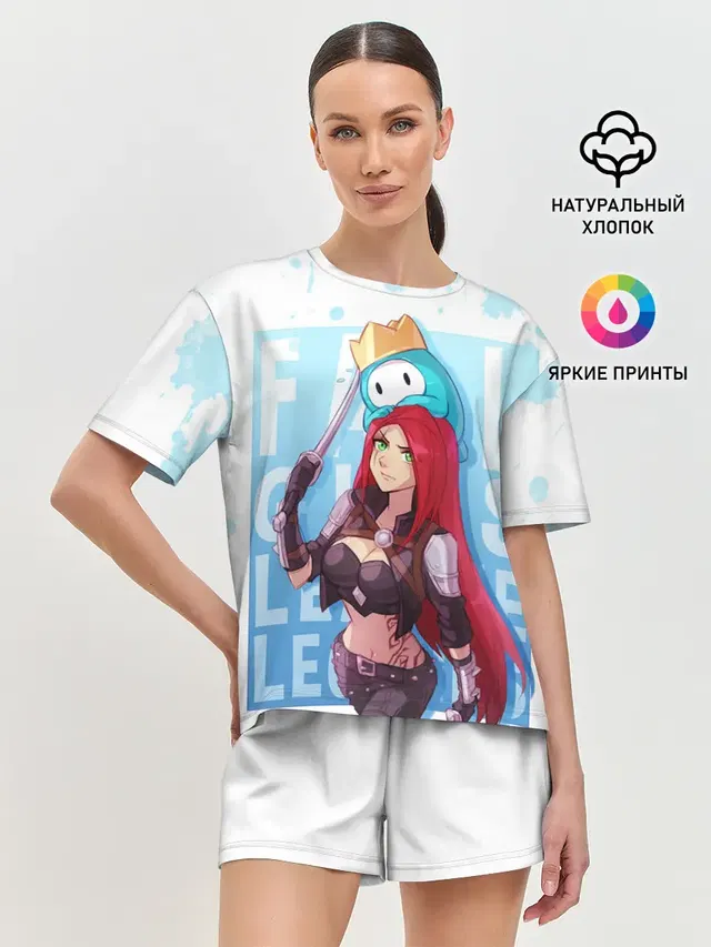 Женская пижама с шортами