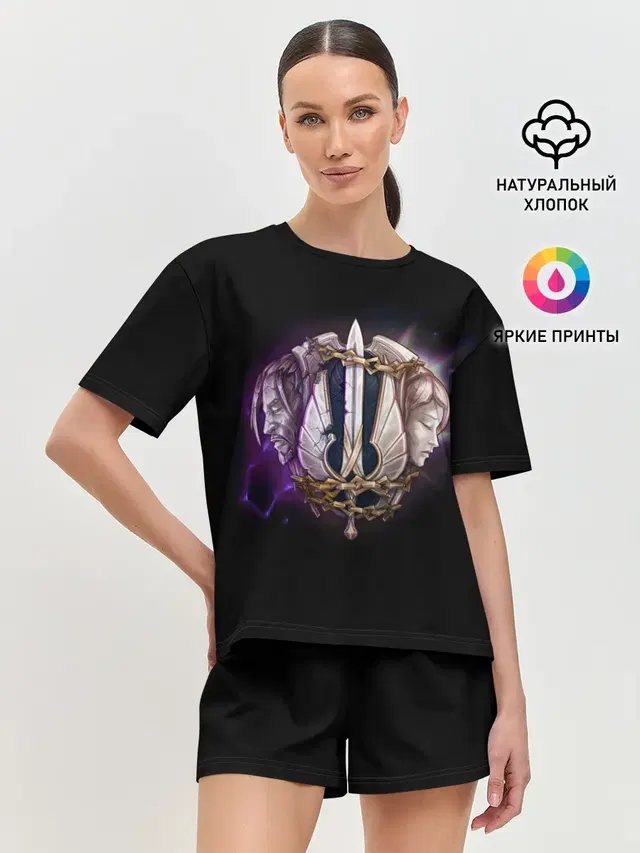 Женская пижама с шортами
