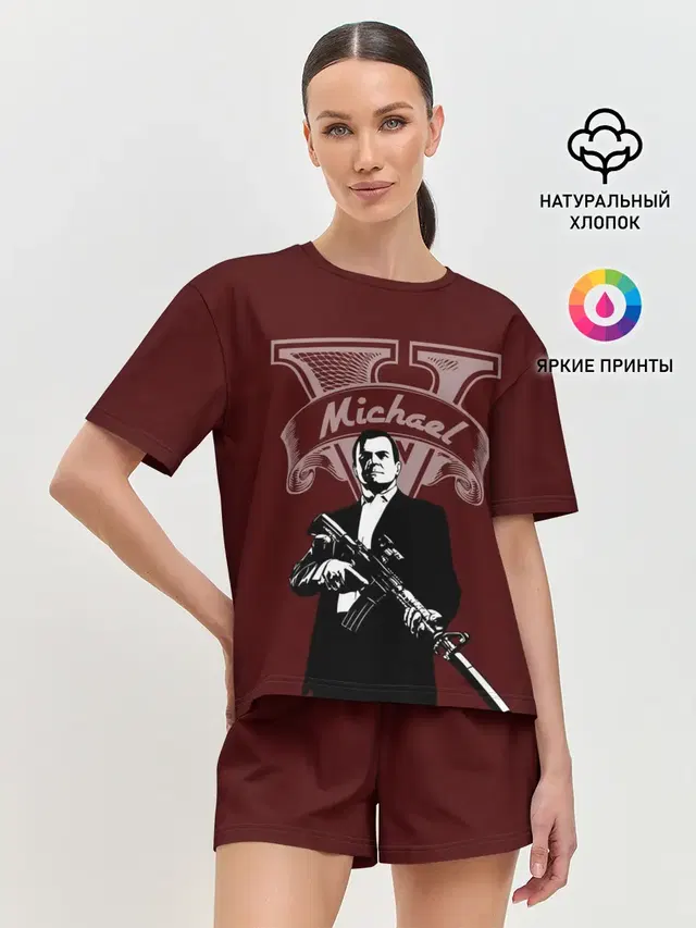 Женская пижама с шортами