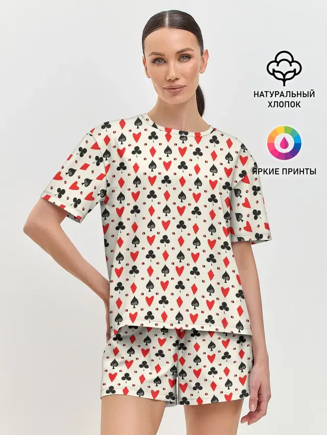 Женская пижама с шортами