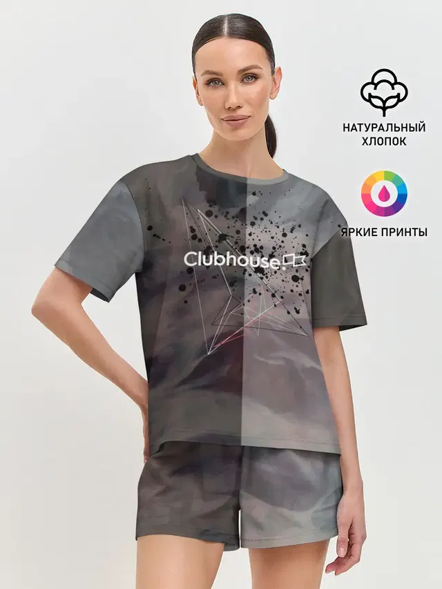 Женская пижама с шортами