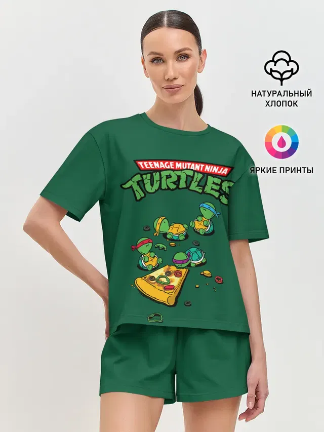 Женская пижама с шортами