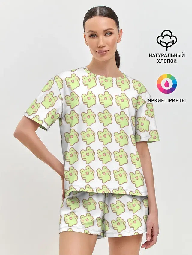 Женская пижама с шортами