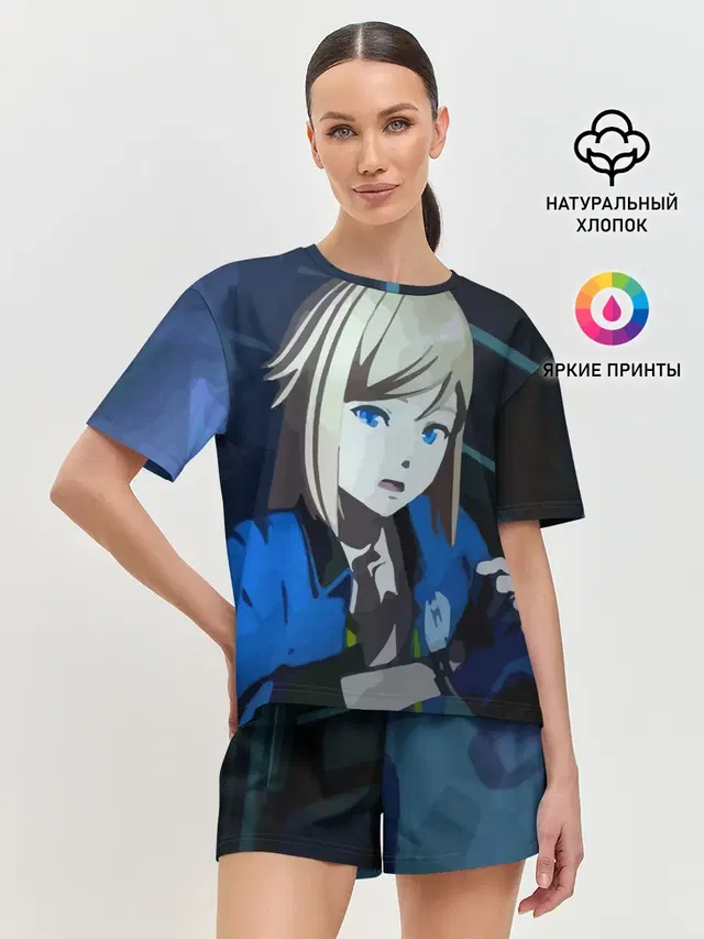 Женская пижама с шортами