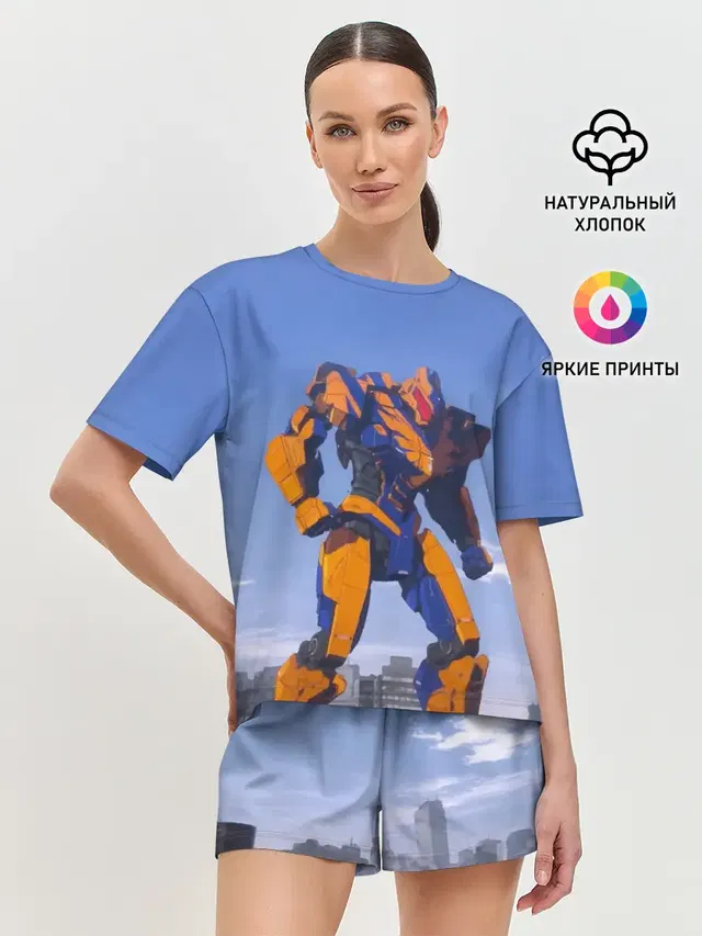 Женская пижама с шортами
