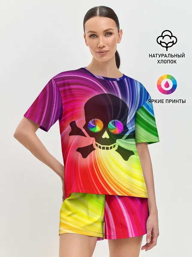 Женская пижама с шортами