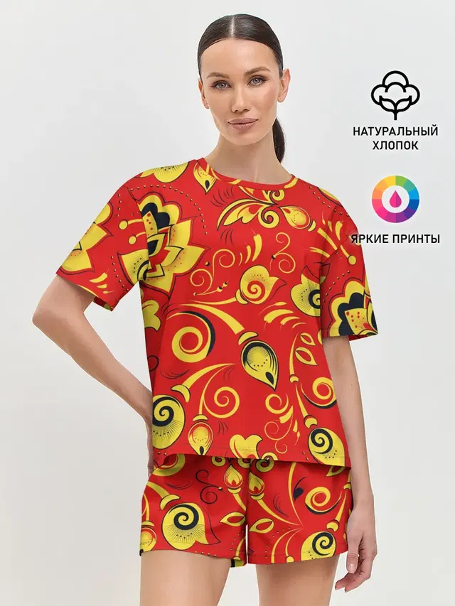 Женская пижама с шортами
