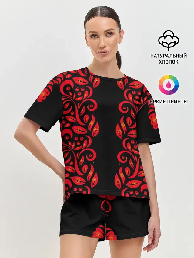 Женская пижама с шортами