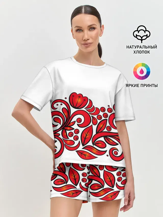Женская пижама с шортами